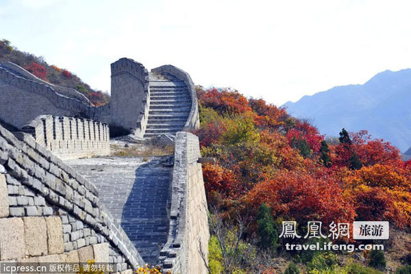 北京八达岭红叶岭红叶进入最佳观赏期