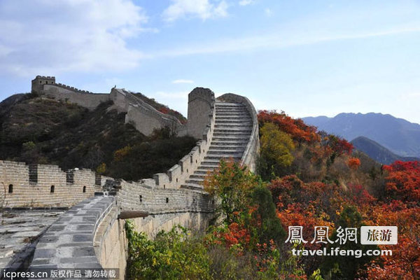 北京八达岭红叶岭红叶进入最佳观赏期