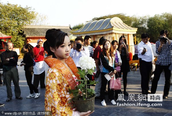 穿越女“李师师”万元卖菊花回大宋