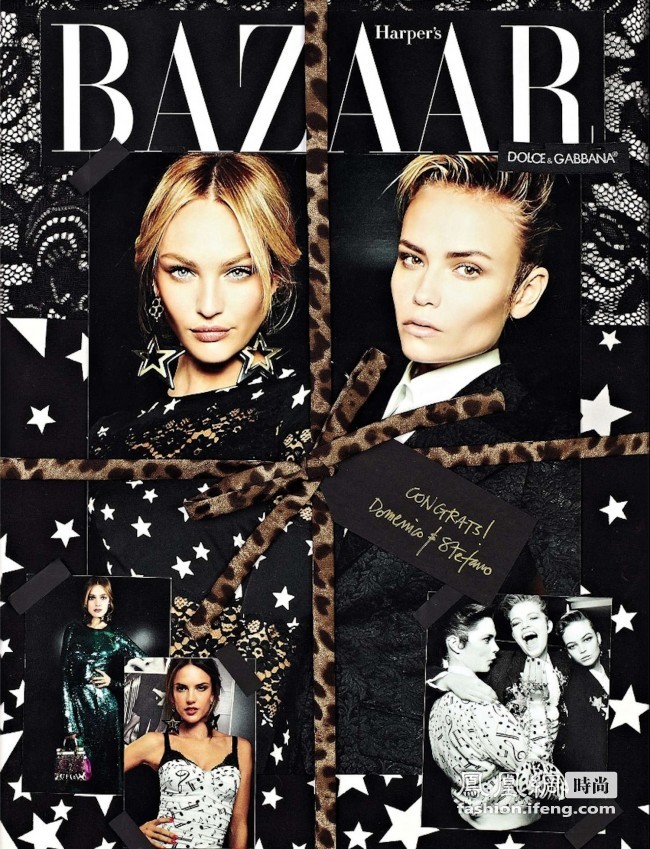 《Harper’s Bazaar》俄国版15周年纪念封面