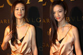 2011年11月11日，上海，光棍节，汤唯与一袭明星来到时尚秀场参加珠宝秀。
