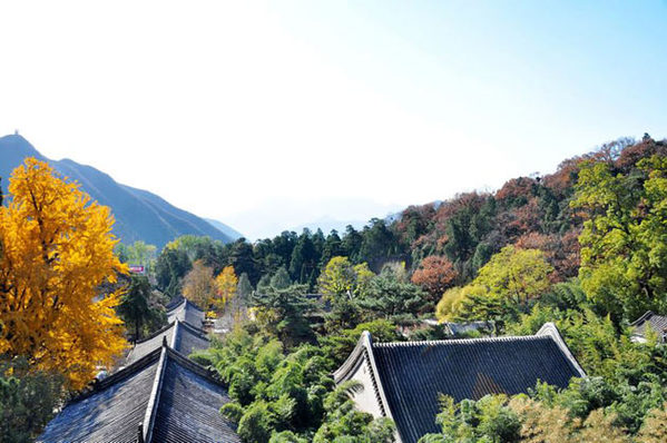 秋游潭柘寺 千年古刹赏尽浓浓秋意(组图)