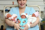 界上最神奇的胖子 最胖妈妈诞下3胞胎