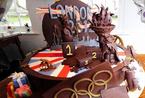 英国15公斤巧克力传递奥林匹克爱心
