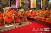 泰国僧王在庆典上讲话（图片来源：凤凰网华人佛教  摄影：丹珍旺姆）