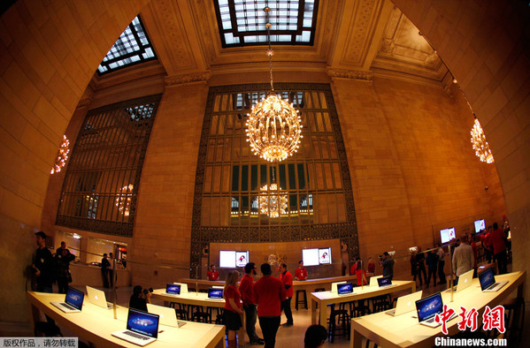 苹果纽约中央车站店将开业 内部细节曝光