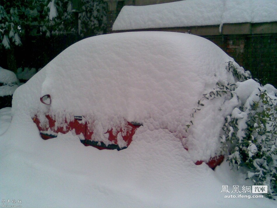 一场大雪过后 你的爱车你还能认出来吗