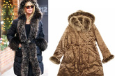 戈尔迪·霍恩（Goldie Hawn）的羽绒外套拼接皮草的大衣不仅在寒冷的冬天带来温暖的感觉更增添了时尚的气息。皮草的毛领看上去可爱十足。
