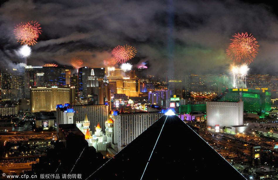 高清：世界各地庆祝新年集锦