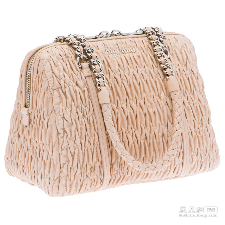 Miu Miu推出2012新款抓皱小羊皮包袋系列