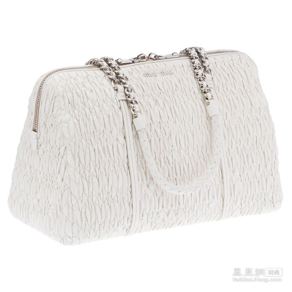 Miu Miu推出2012新款抓皱小羊皮包袋系列