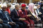 2008年7月，心道法师受邀參加“各大宗教对话国际论坛”（图片来源：台湾灵鹫山出版中心）