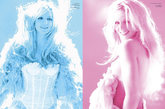 最近发行了新专辑的布兰妮·斯皮尔斯（Britney Spears）同时也登上了高端时尚杂志《V》3月号，并为该杂志了拍摄了多套充满梦幻色彩的时装大片。