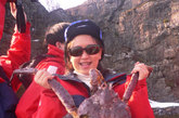 在挪威乘船捕捉世界上最大的螃蟹