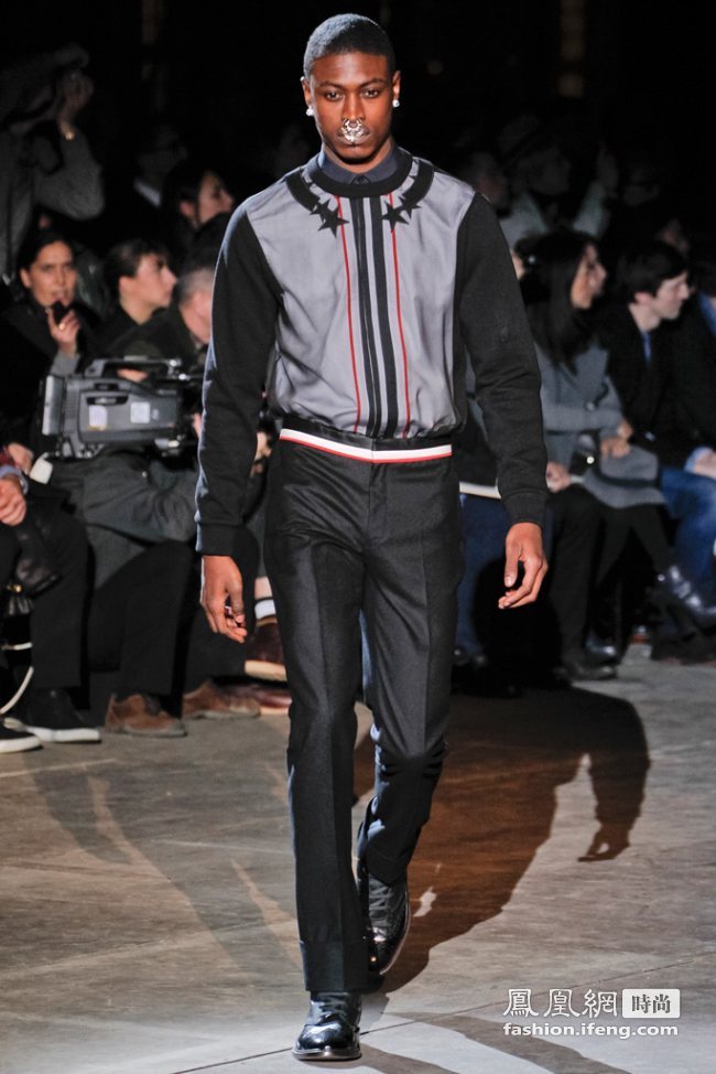 Givenchy 2012秋冬男装 暗黑强势来袭 