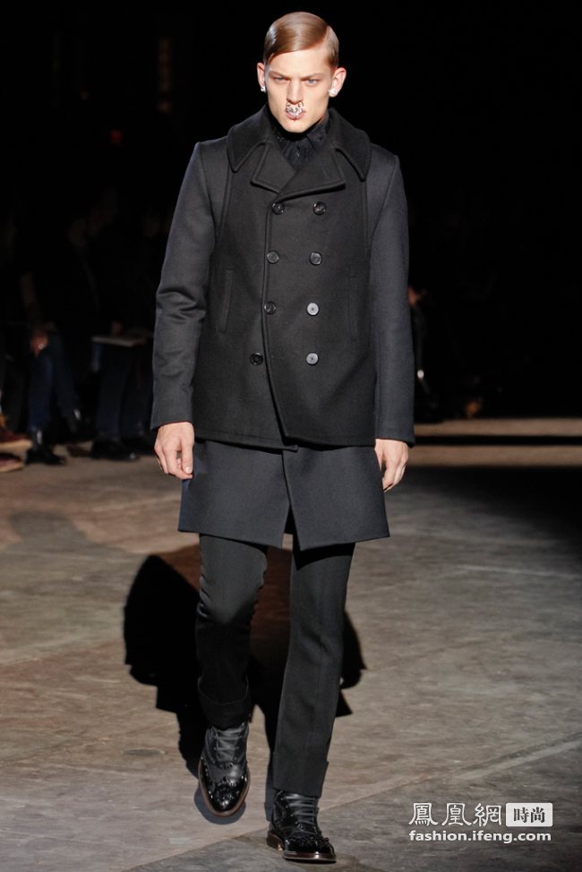 Givenchy 2012秋冬男装 暗黑强势来袭 