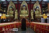 2011年1月31日，是四祖寺壬辰年上元节药师吉祥祈福法会正式开始的第一天。（图片来源：黄梅四祖寺）