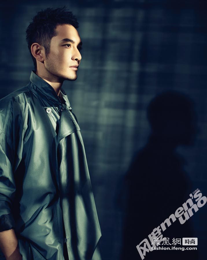 黄晓明为《风度men’s uno》杂志拍摄4月封面大片