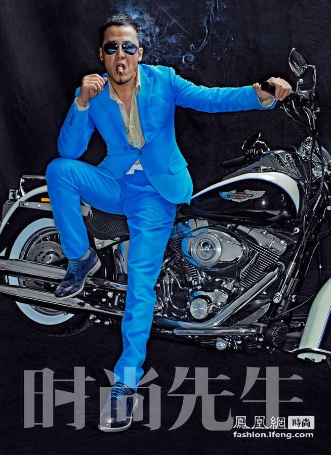 松散骑士：杨坤为《时尚先生》拍摄时尚大片