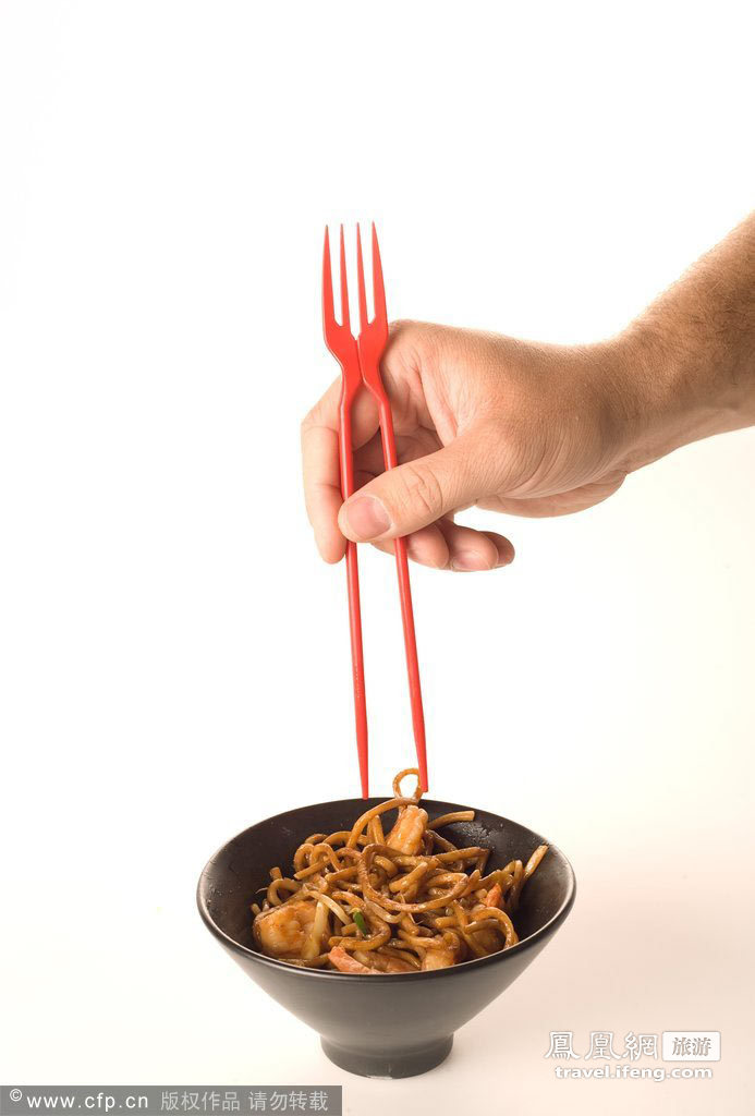 筷子夹物品使用步骤图