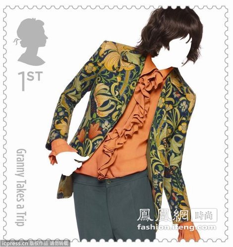 英国皇家邮政发布时尚套票 向设计大师致敬 