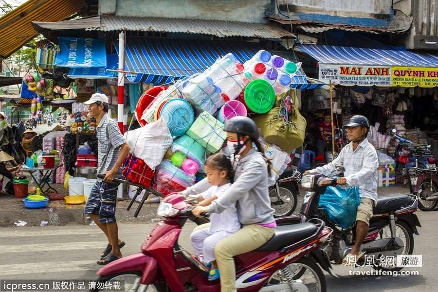 越南胡志明市街头百姓生活纪实