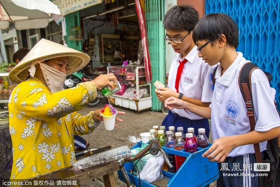 越南胡志明市街头百姓生活纪实