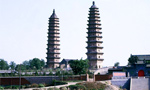 最高的双塔：山西太原的永祚寺双塔