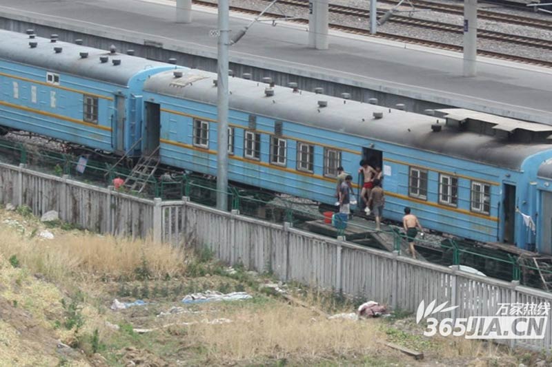 网曝合肥最牛火车房屋(组图)