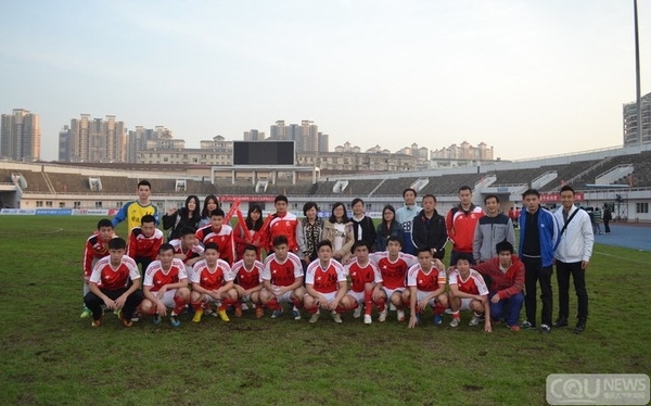 我校男子足球队晋级中国大学生足球联赛南区四