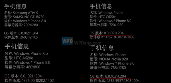 Windows Phone 8的下一个版本号是什么?