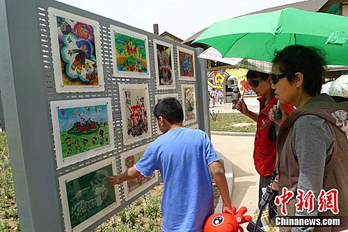 全球小手绘世园 500幅儿童画入驻西安世园会