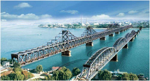 江边公园--鸭绿江断桥--虎山长城