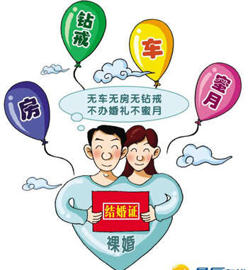 名词解释:何为裸婚?新结婚时代荧屏给你提供n种借鉴