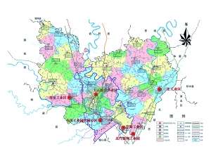 目前,合川工业园区已形成"一园六区"(核心区,大石综合产业区,草街