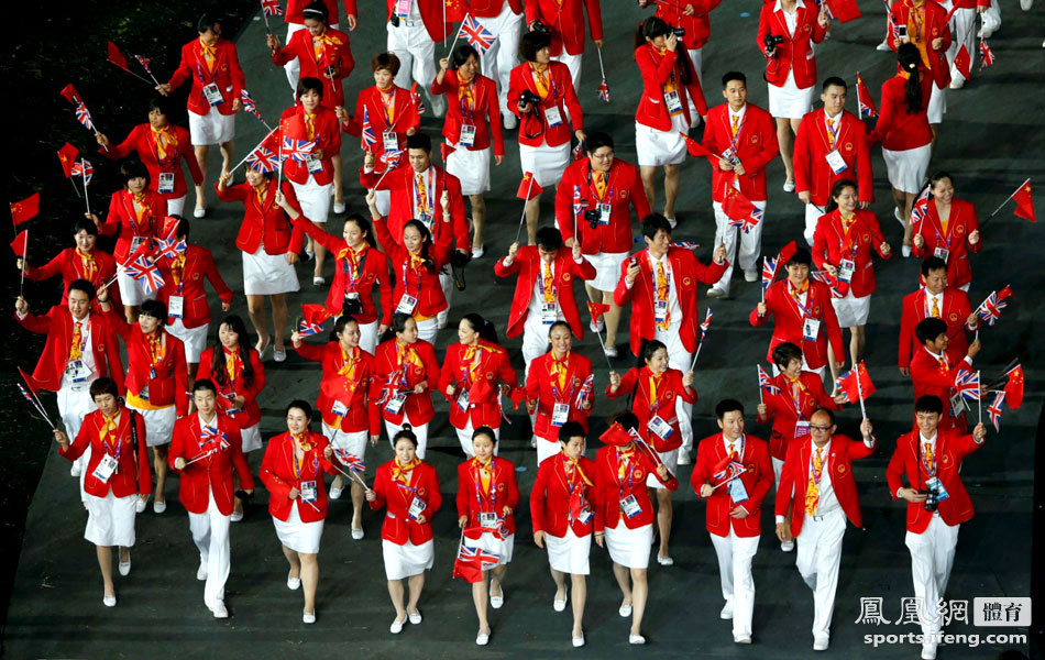 伦敦奥运 中国队入场 令国人振奋 