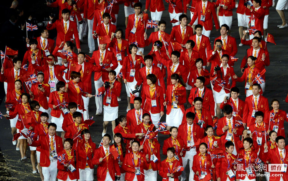 伦敦奥运 中国队入场 令国人振奋 